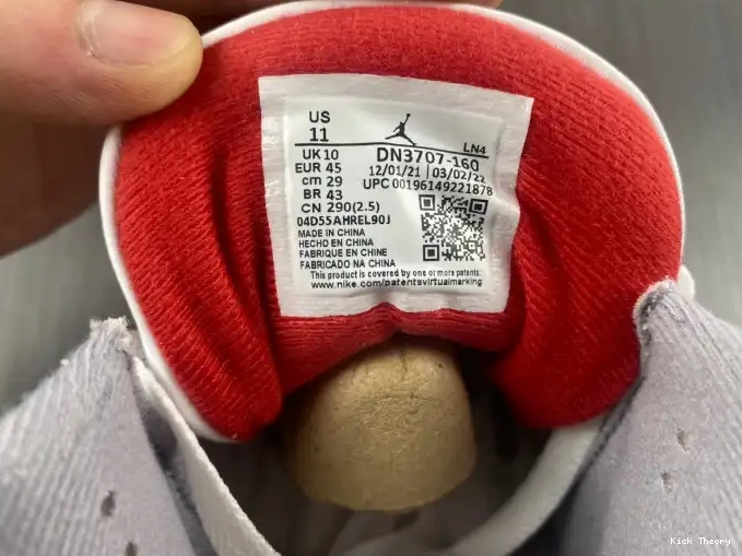 Kicked Out Shoe Store OG Jordan Fire Red Air 3 DN3707-160 0625